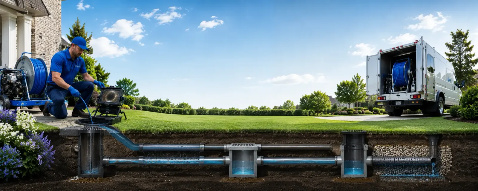 Outdoor drain cleaning information for Marathon, NY